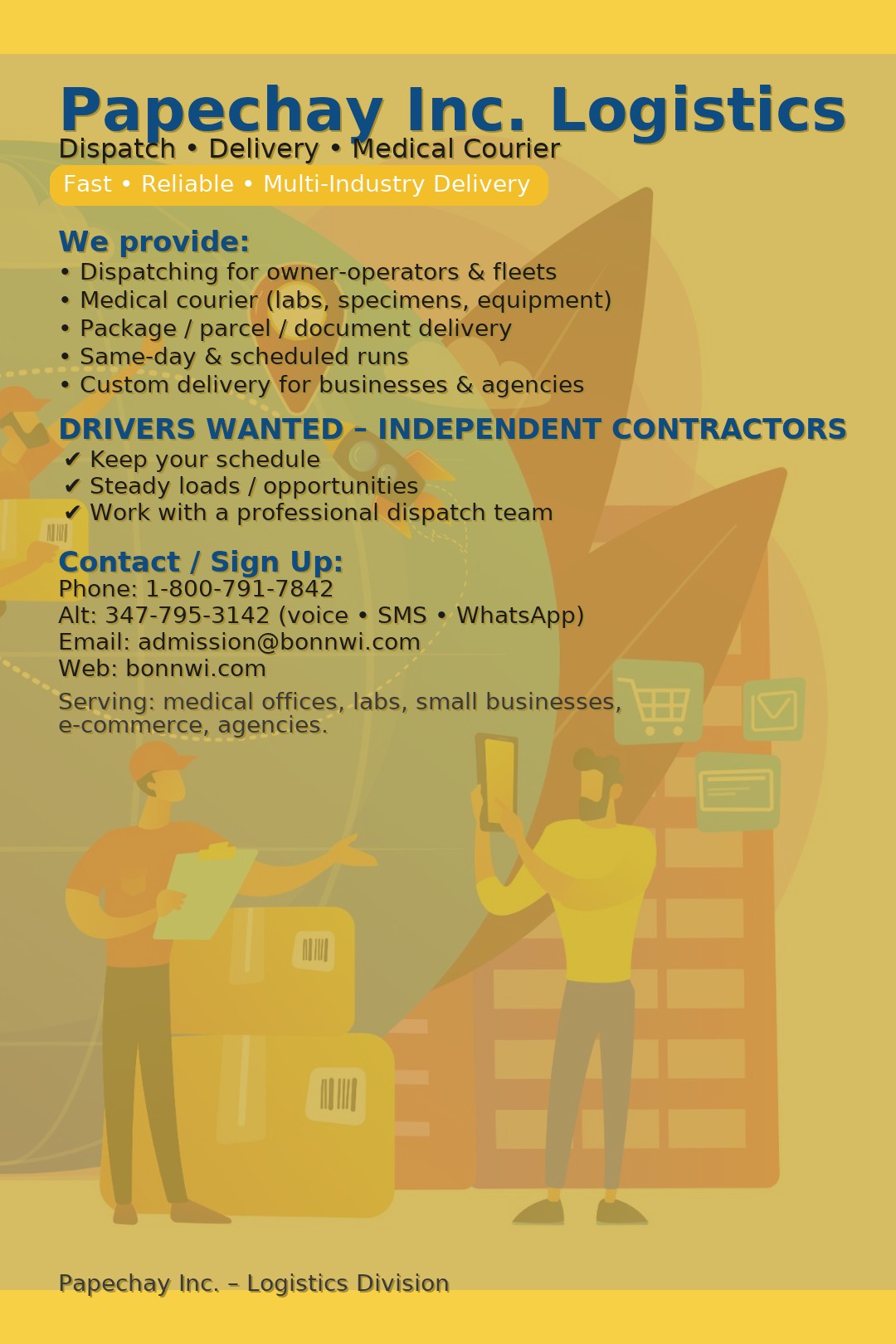 Papechay Logistics Flyer
